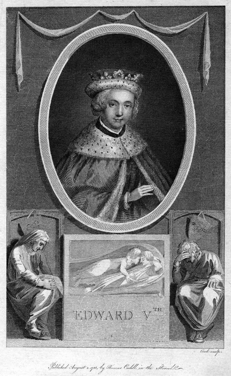 Anglický král Edward V., 1788. od Cook