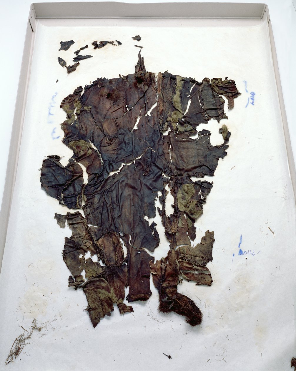 Legíny nalezené s Oetzi Icemanem (kozí kůže) od Copper Age
