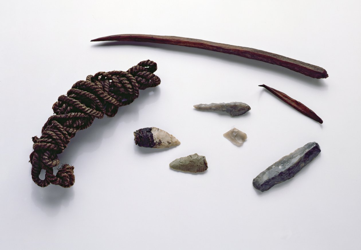 Předměty nalezené s Oetzi Icemanem od Copper Age