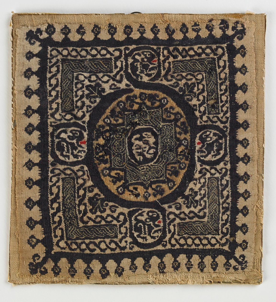 Textilní panel, Egypt, asi 400 (textil) od Coptic
