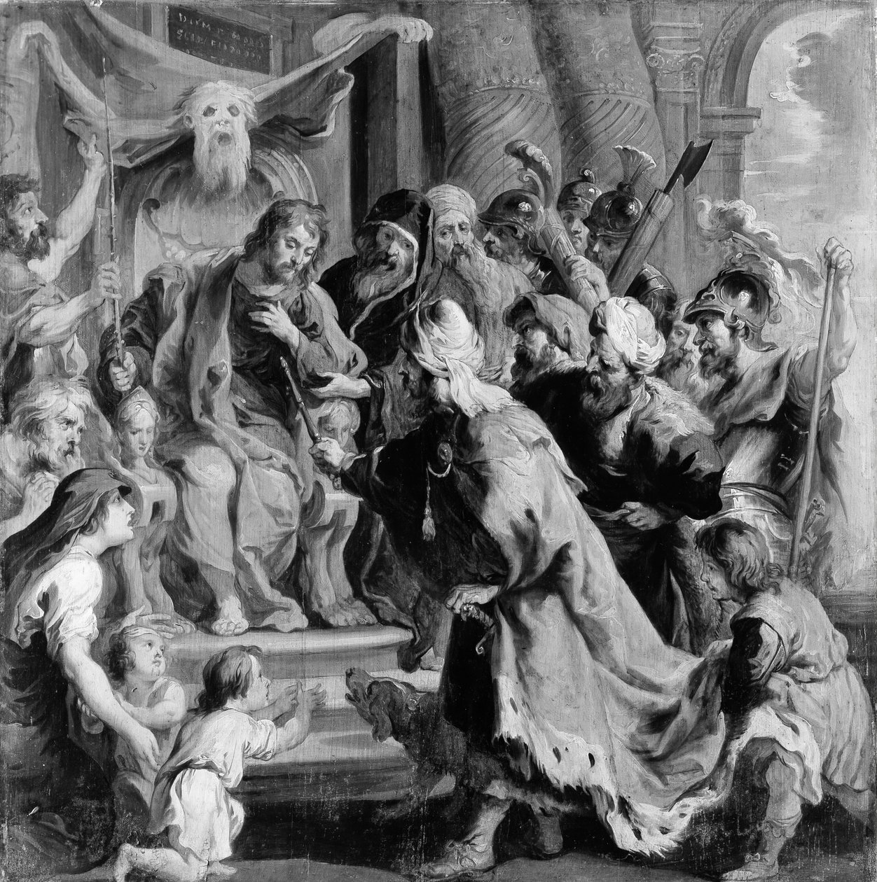 Cambyses jmenující soudce Otanese. od Copy after Peter Paul Rubens