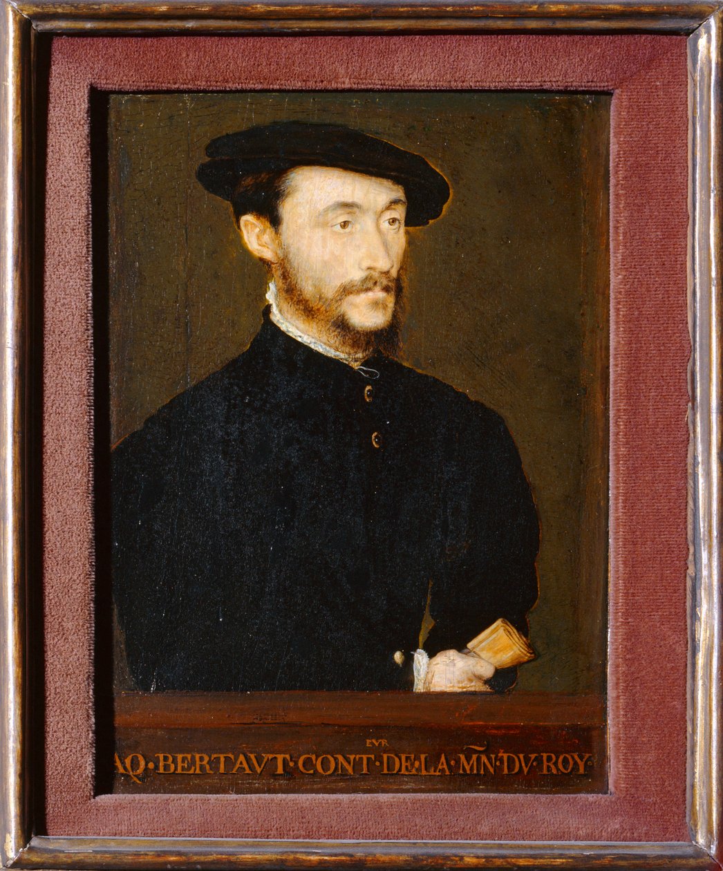 Jacques Bertaut, controleur de la Maison du Roi - Portrét Jacquese Bertauta ... od Corneille de Lyon