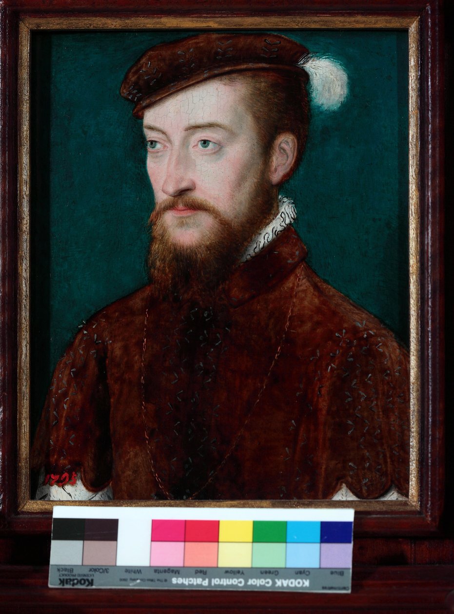 Portrét Antoine de Bourbon, 1548 od Corneille de Lyon