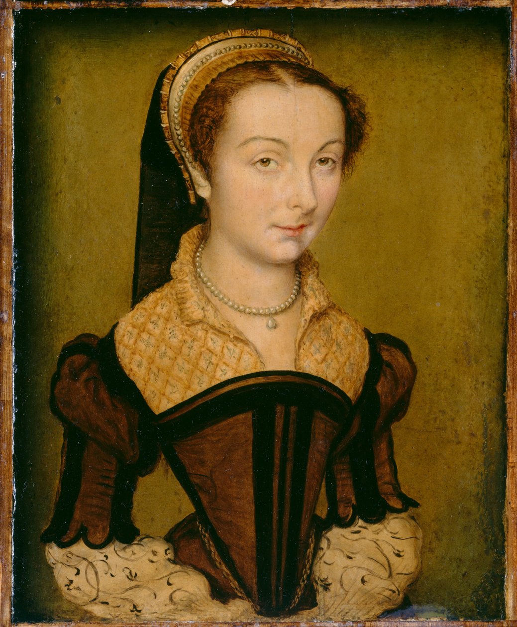 Portrét Louise de Halluin, dame de Cipierre od Corneille de Lyon