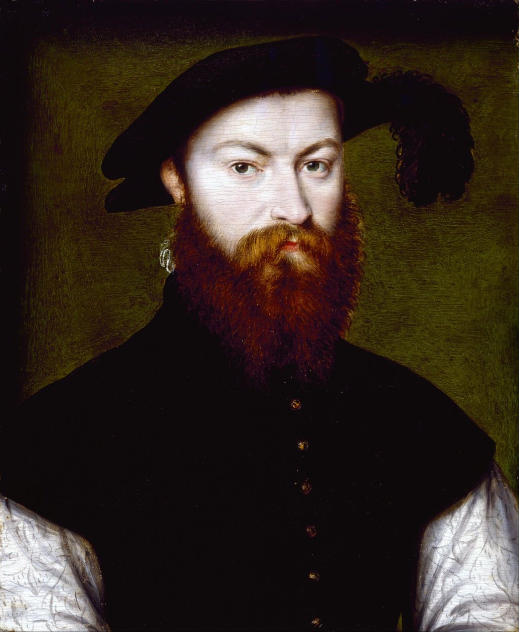 René de Batarnay, hrabě z Bouchage od Corneille de Lyon