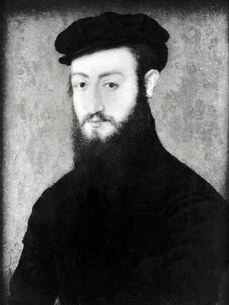 Portrét gentlemana od Corneille de Lyon attr. to Corneille de Lyon attr. to