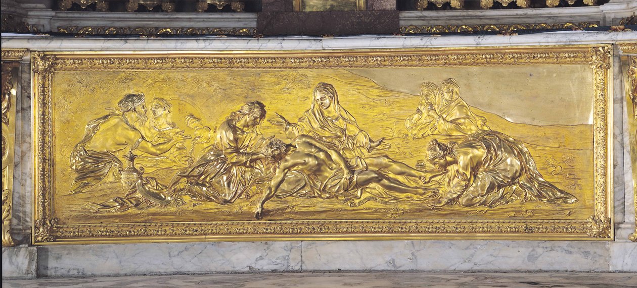 Pieta, z královské kaple (pozlacený bronz) od Corneille van Cleve