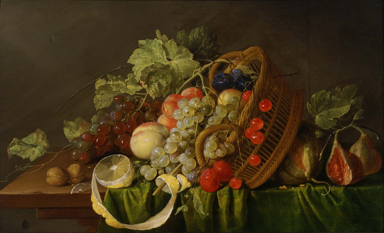 Zátiší s košíkem ovoce od Cornelis de Heem