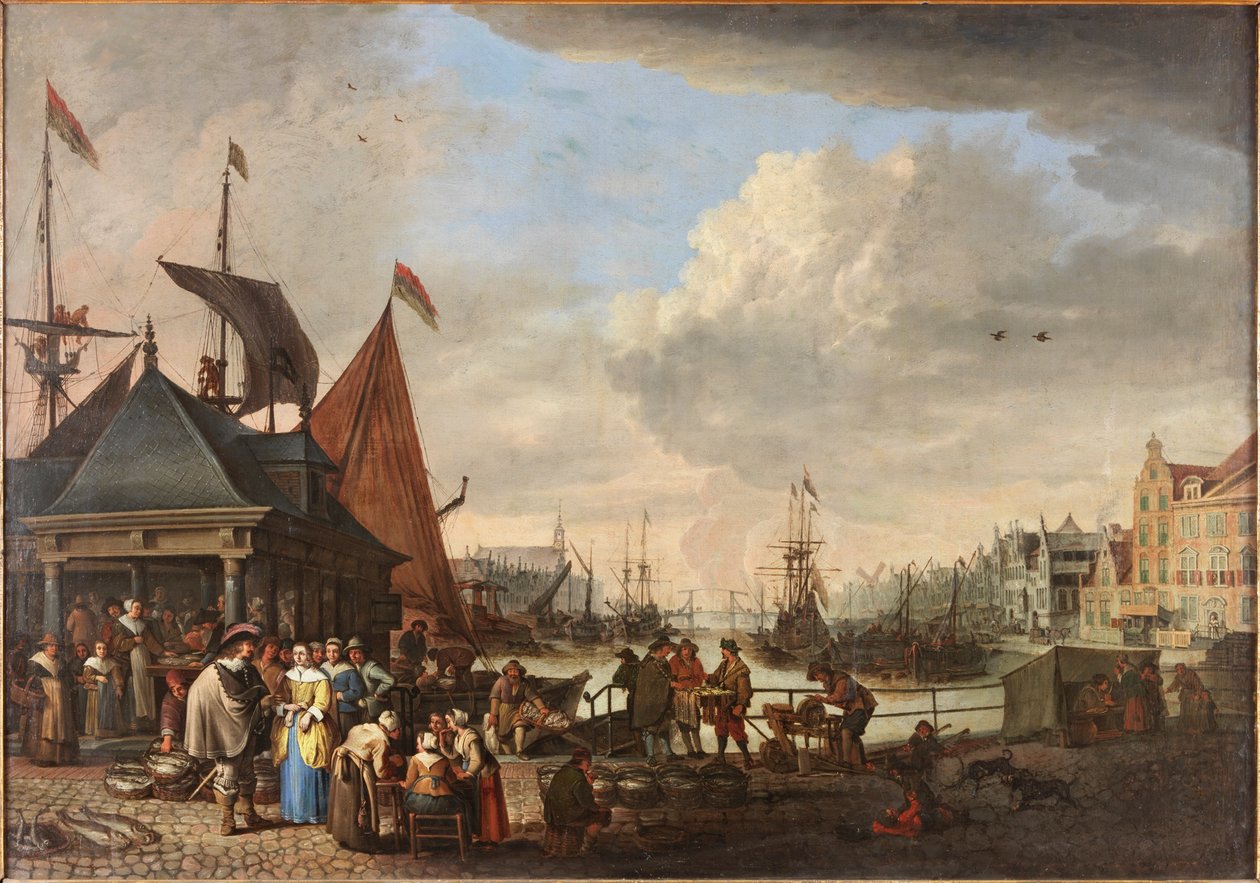 Rybí trh od Cornelis Beelt