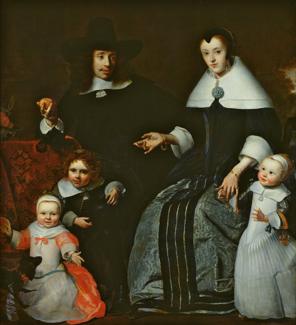 Rodinný portrét od Cornelis Bisschop