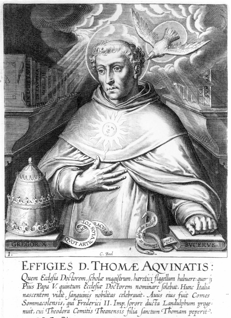 Svatý Tomáš Akvinský od Cornelis Boel