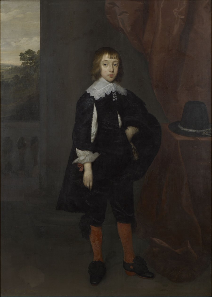Portrét Christophera Hattona od Cornelis Janssens van Ceulen