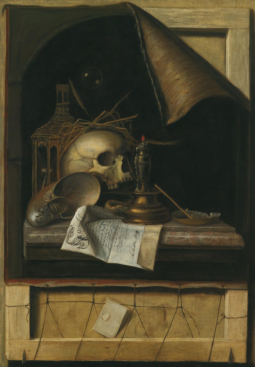 Vanitas Zátiší od Cornelis Norbertus Gysbrechts