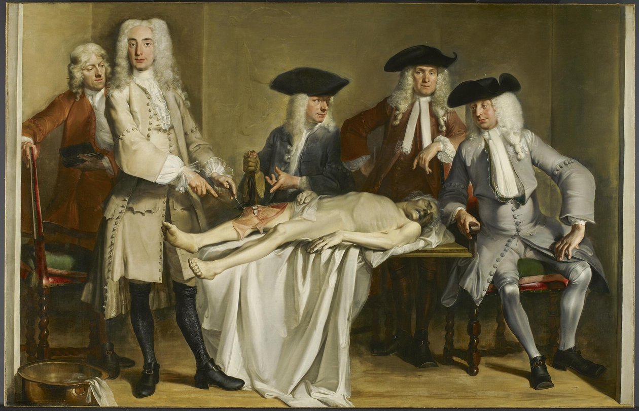 Lekce anatomie dr. Willema Röella od Cornelis Troost