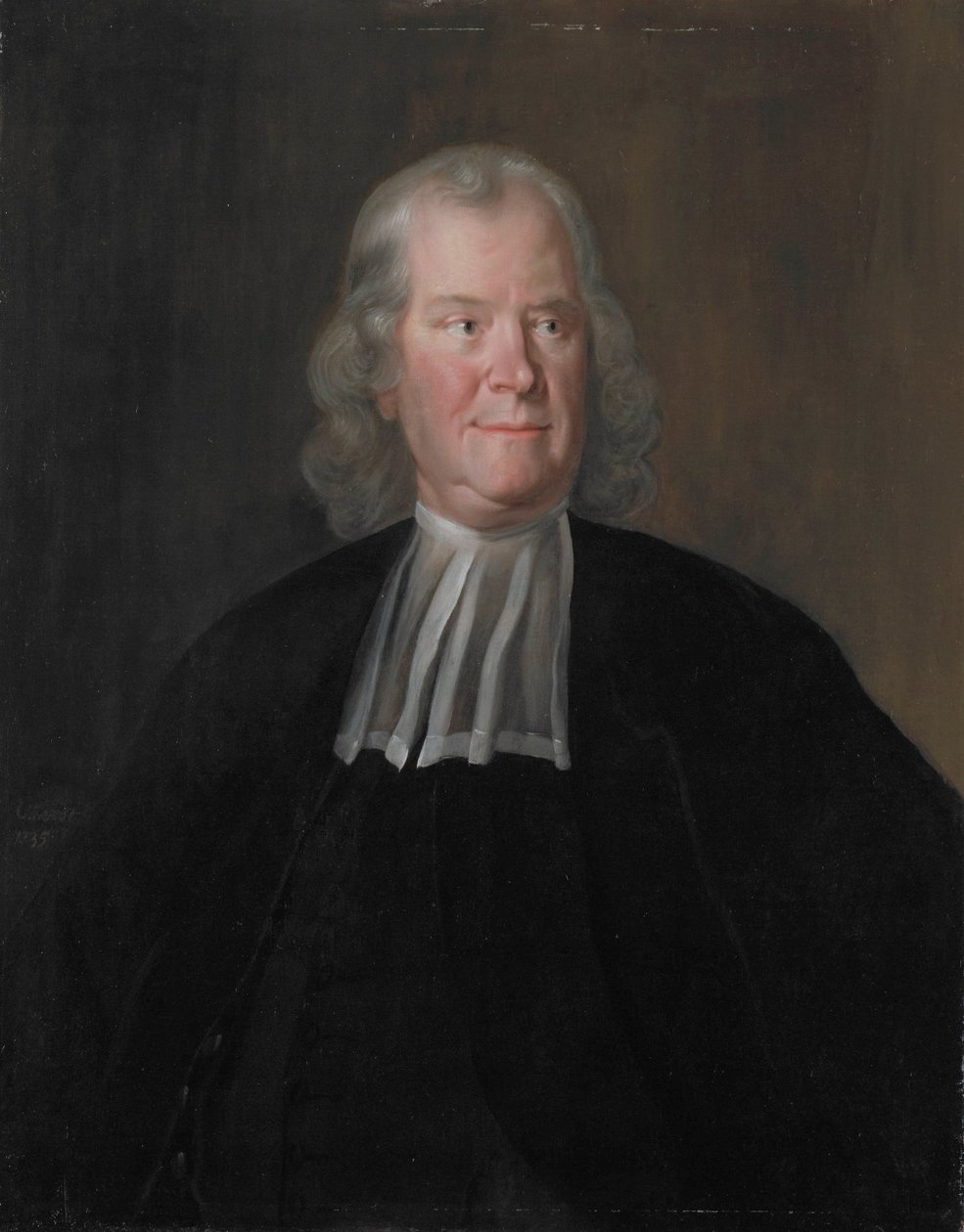 Portrét Hermana Boerhaave (1668-1738) od Cornelis Troost