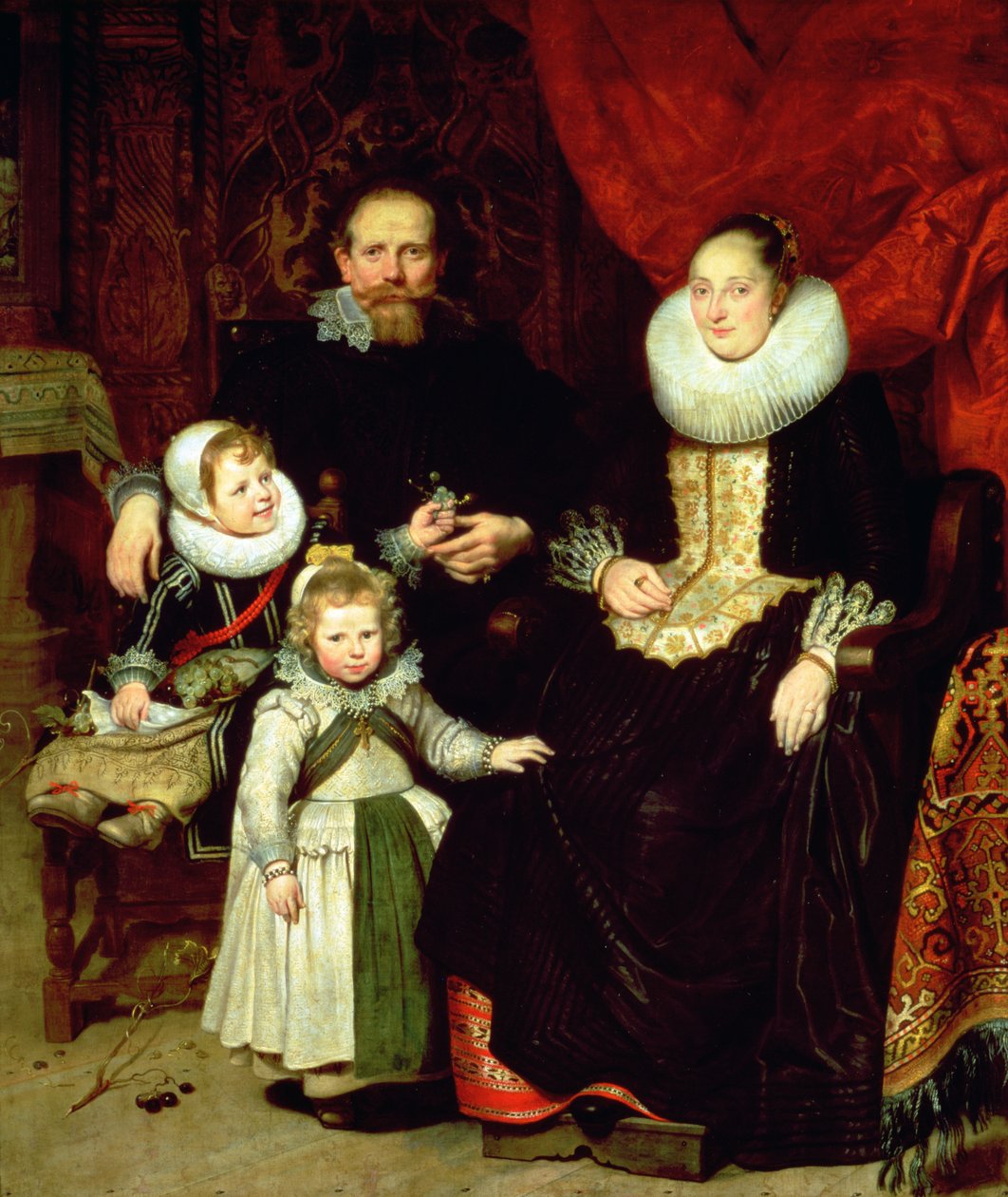Portrét umělce s rodinou od Cornelis de Vos