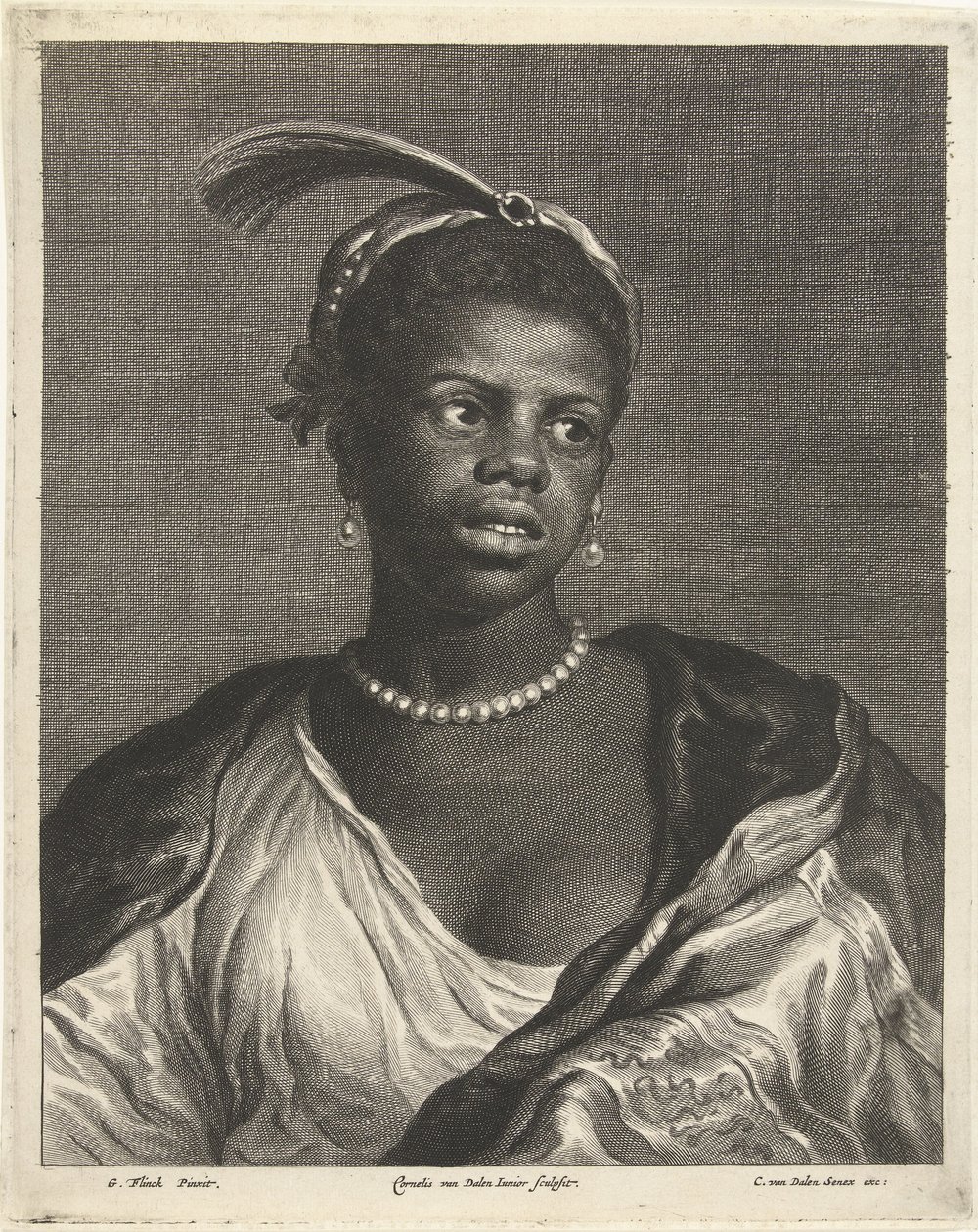 Černá holka od Cornelis van Dalen II