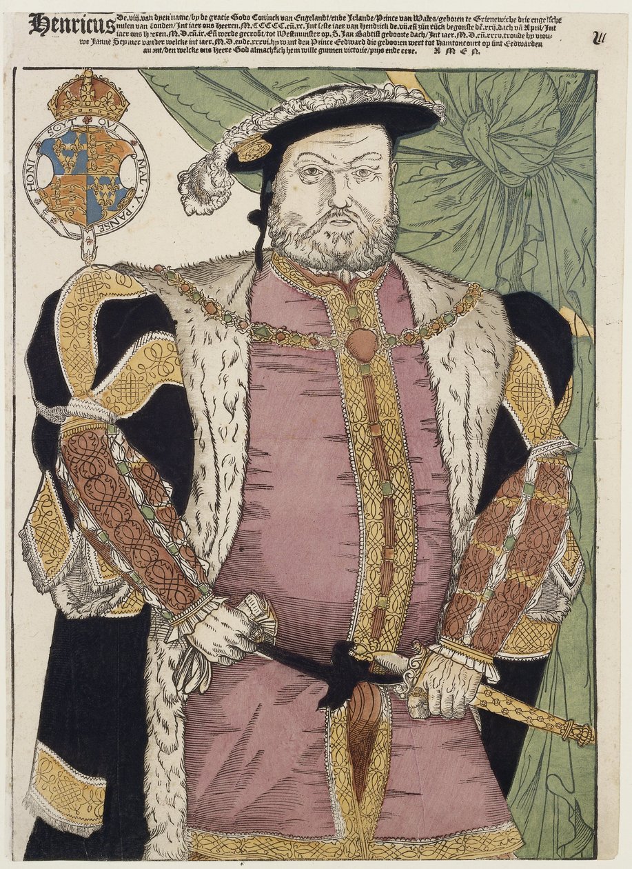 Portrét anglického Jindřicha VIII od Cornelis Anthonisz. (manner of)