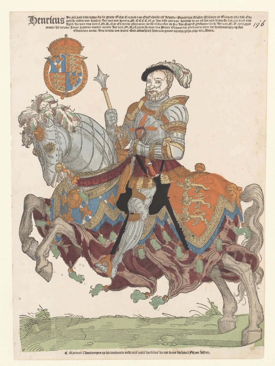 Portrét anglického Jindřicha VIII od Cornelis Anthonisz. (manner of)