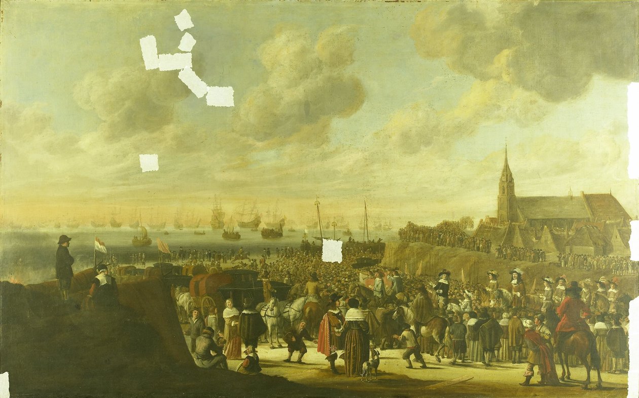 Odjezd Karla II Anglie ze Scheveningenu, 2. června 1660 od Cornelis Beelt