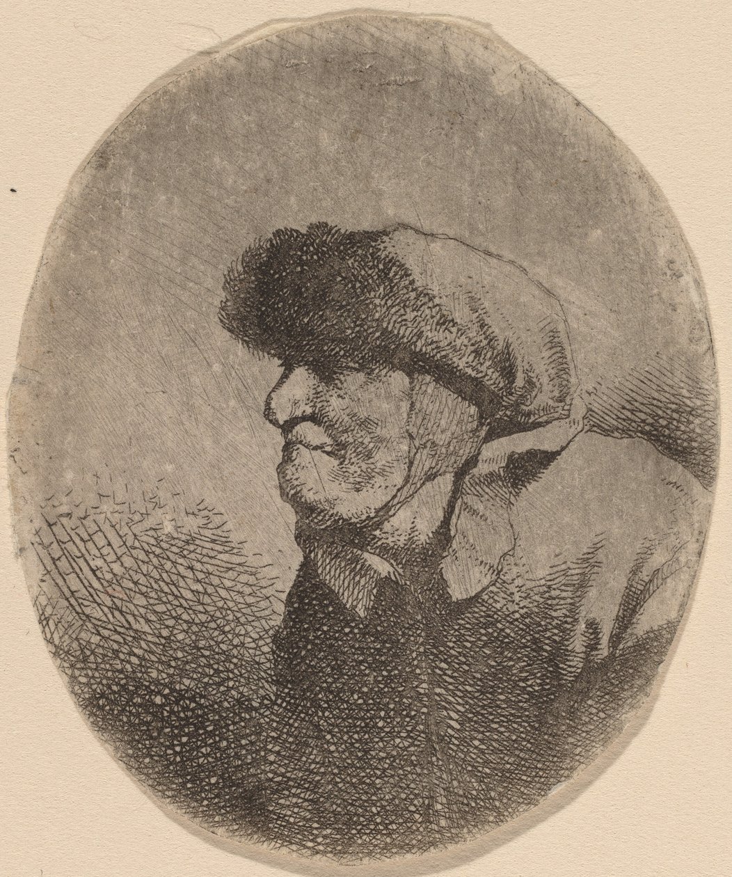 Busta staré ženy od Cornelis Pietersz Bega