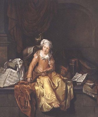 hudebník od Cornelis Pietersz Bega