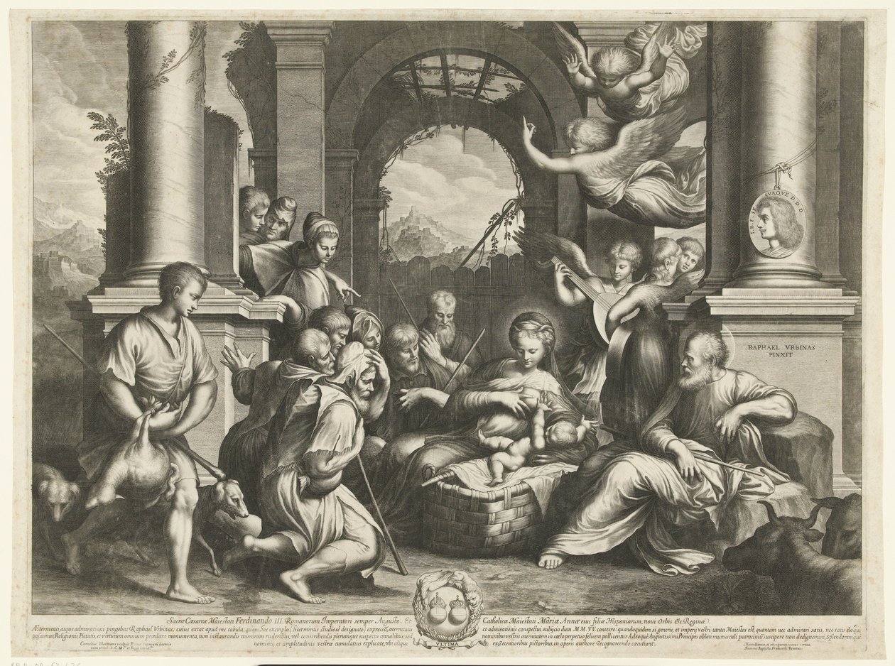 Klanění pastýřů od Cornelis Bloemaert (II)
