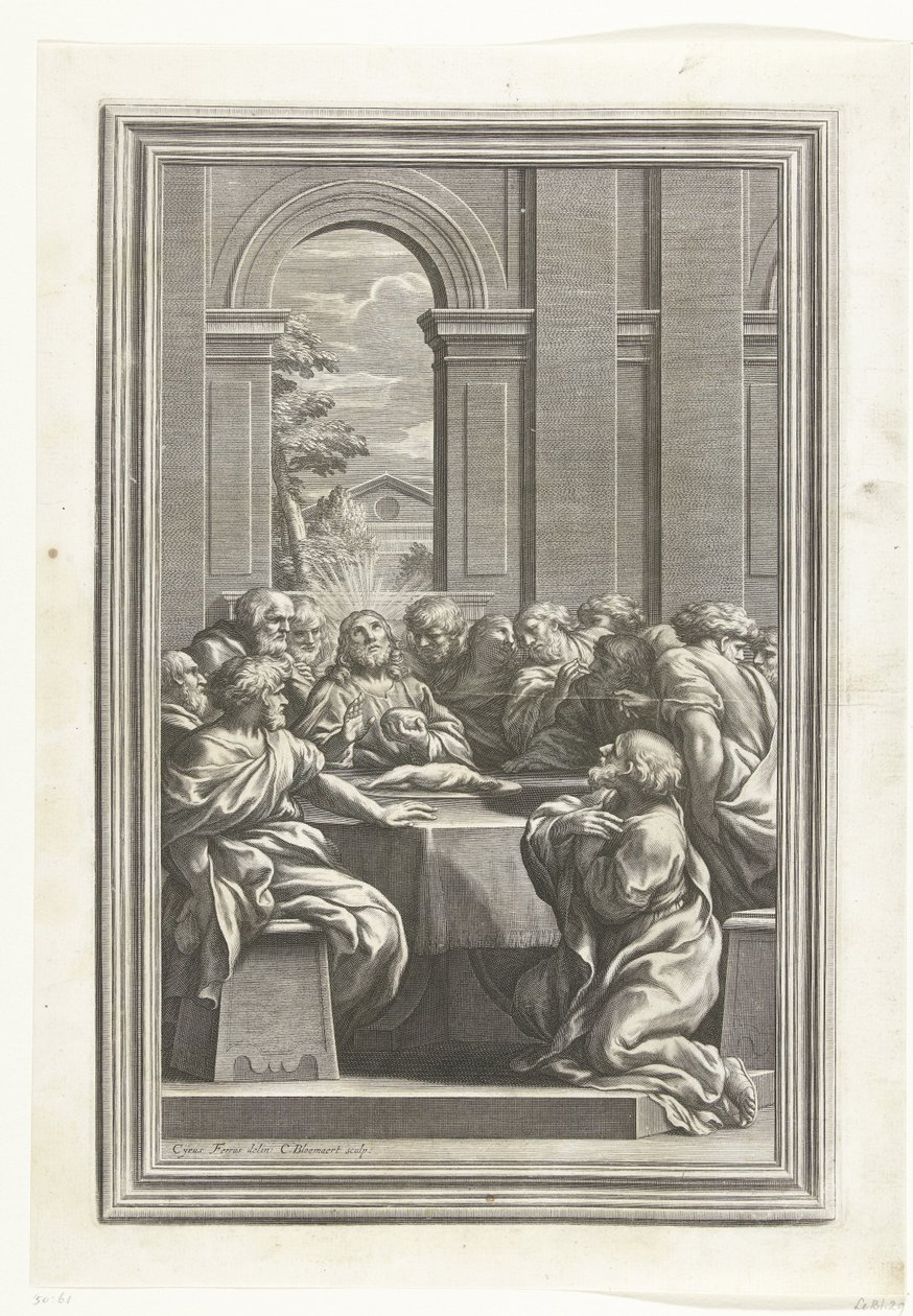 Poslední večeře od Cornelis Bloemaert (II)