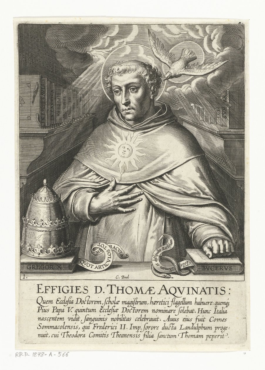 Svatý Tomáš Akvinský Život svatého Tomáše Akvinského (název série) od Cornelis Boel