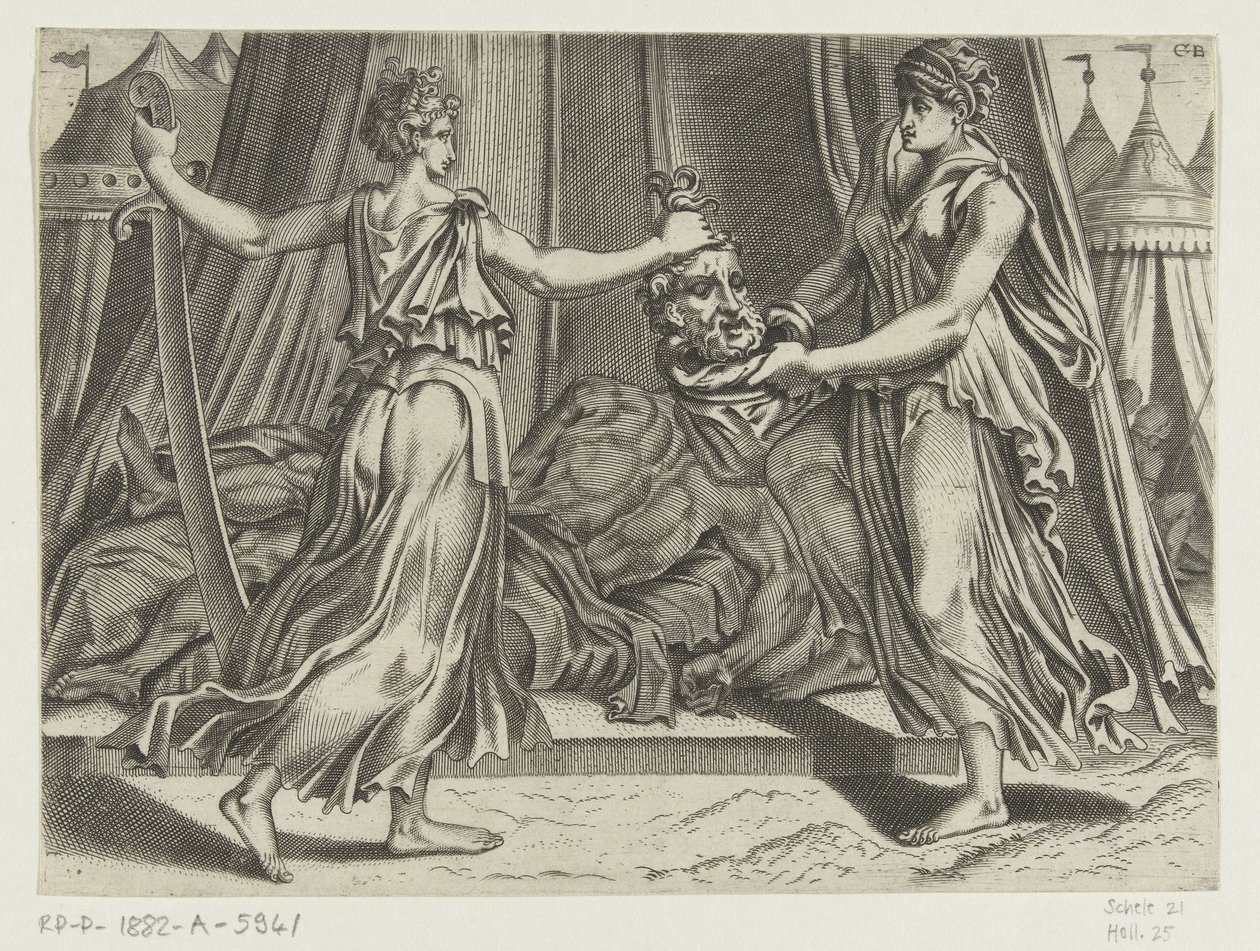 Judith s hlavou Holoferna od Cornelis Bos
