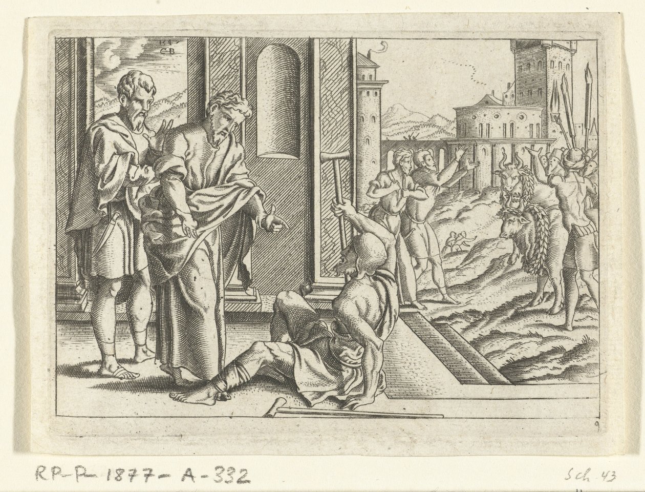 Pavel uzdravuje mrzáka The Life of Paul (název série) od Cornelis Bos