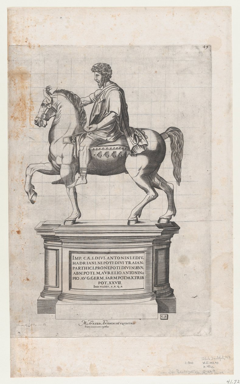 Zrcadlo římské velkoleposti: Marcus Aurelius, 16. stol., 16. stol. od Cornelis Bos.