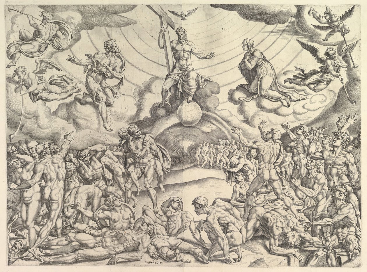 Poslední soud, ca. 1548-50. od Cornelis Bos
