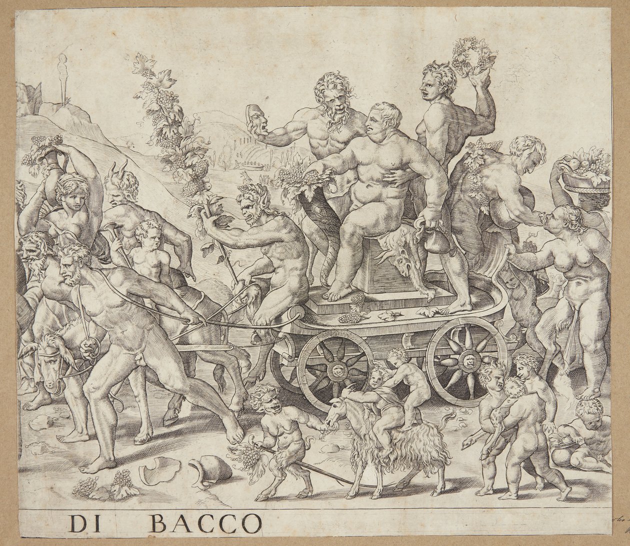 Triumf Bacchus od Cornelis Bos