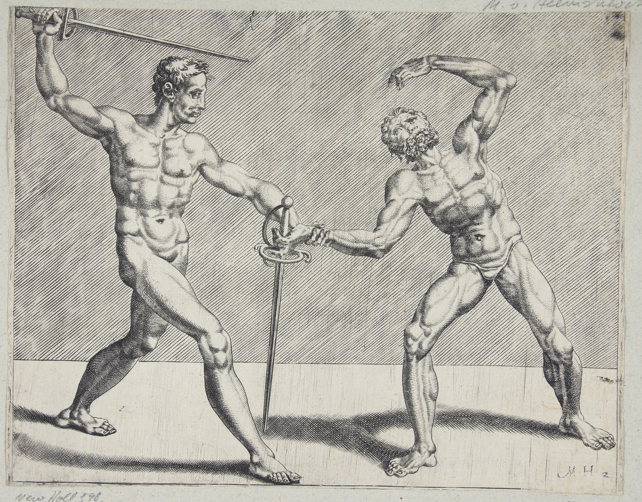 Dva šermíři od Cornelis Bos