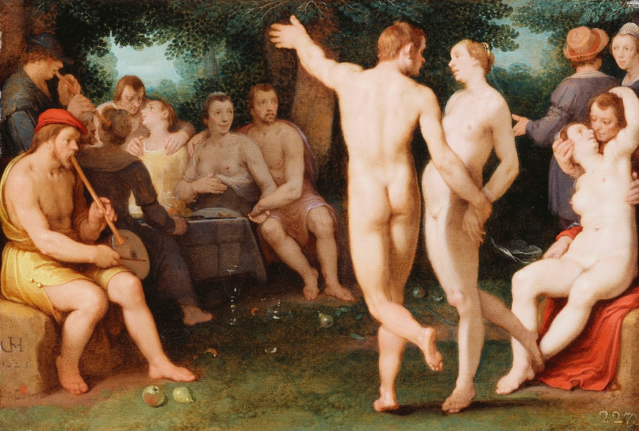 Alegorie střídmosti, 1625 od Cornelis Cornelisz. van Haarlem