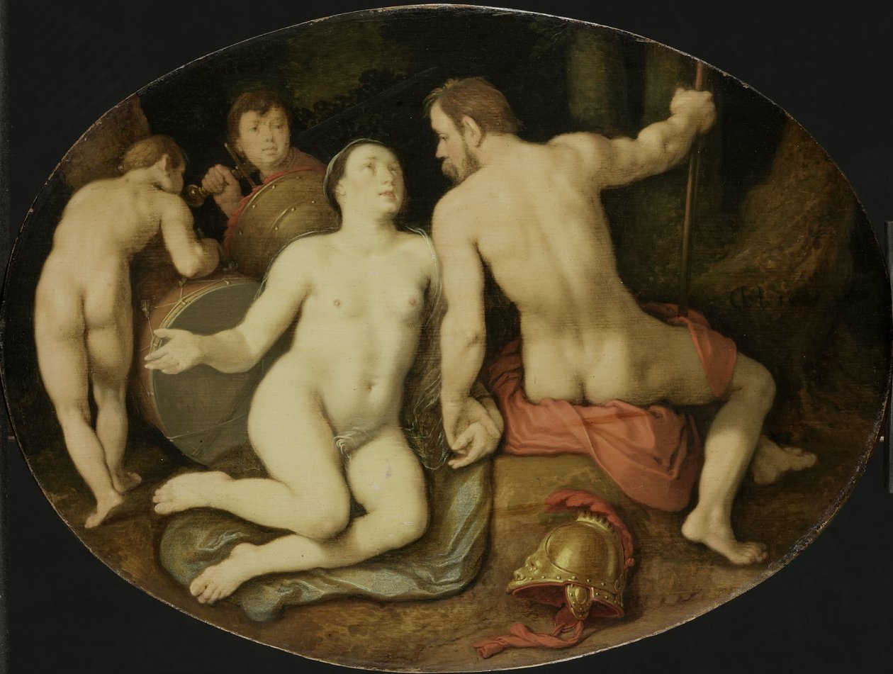 Venuše a Mars od Cornelis Cornelisz. van Haarlem