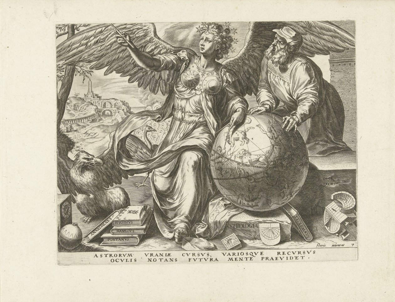 Astrologie (astronomie) Sedm svobodných umění (název série) od Cornelis Cort