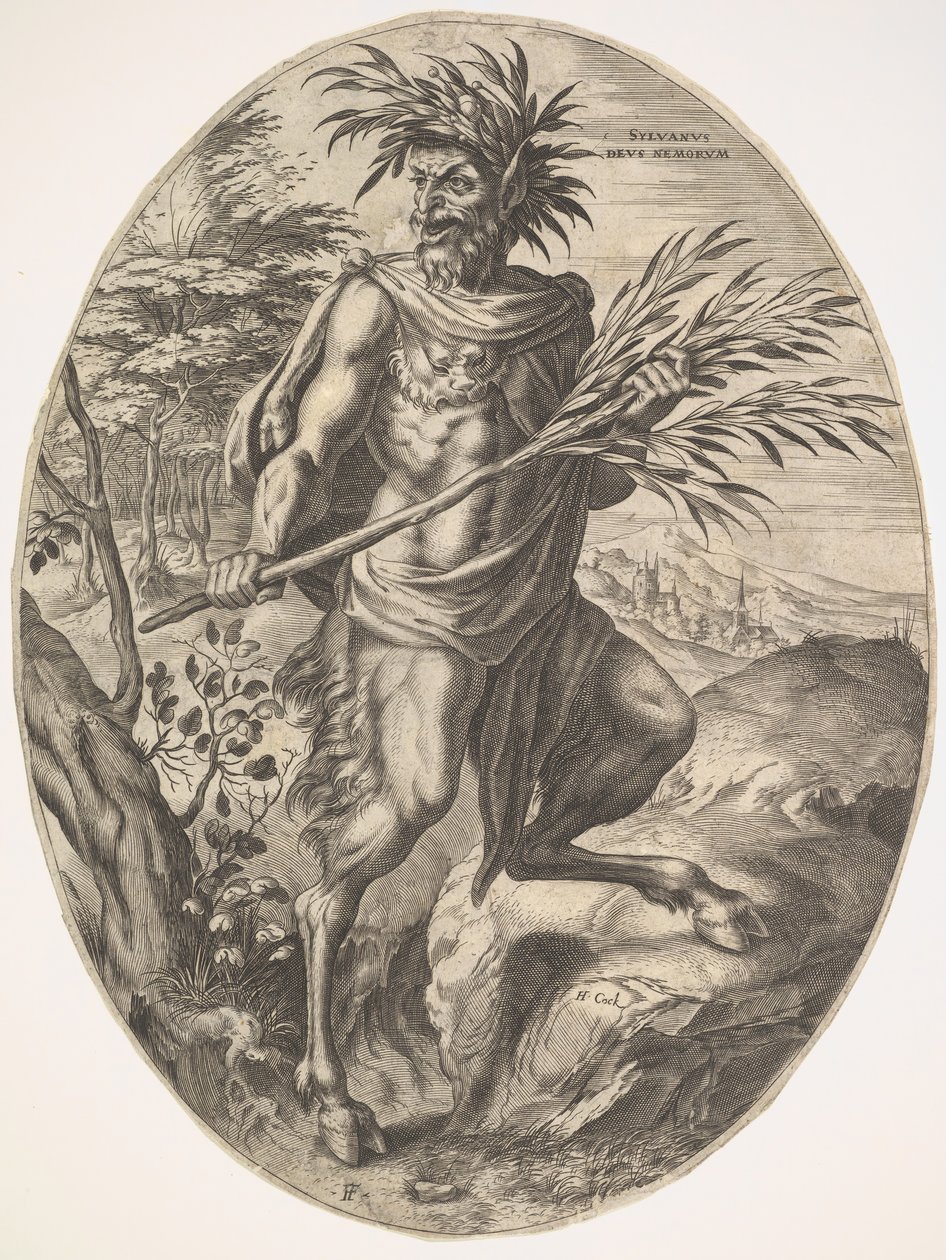 Sylvanus z Venkovských bohů, 1565. od Cornelis Cort