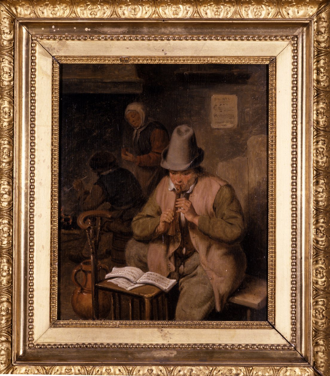 Mladý hráč na píšťalku, 1680 od Cornelis Dusart
