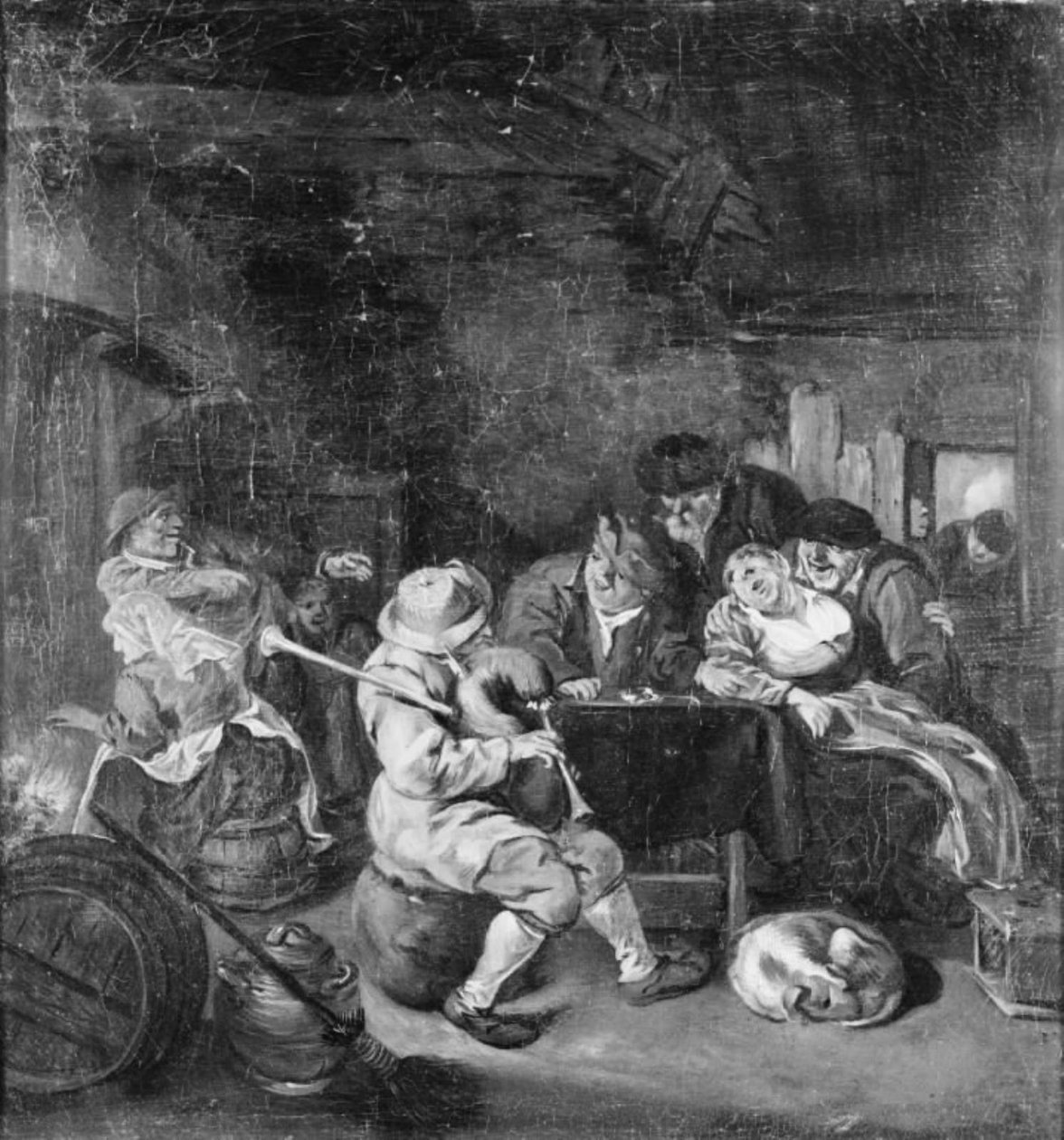 Dudák v hostinci od Cornelis Dusart