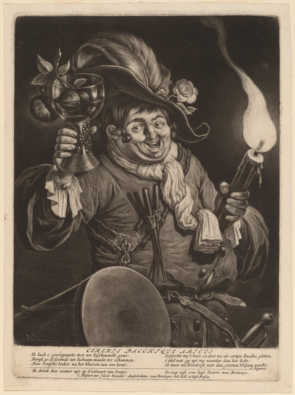Přítel Ceres a Bacchus od Cornelis Dusart