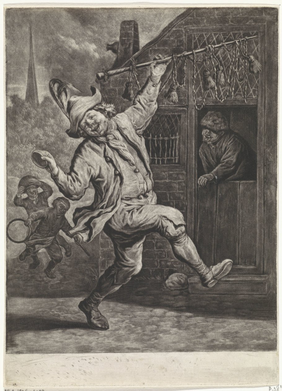 Odstraňovač kuřích ok, kolem roku 1700 od Cornelis Dusart