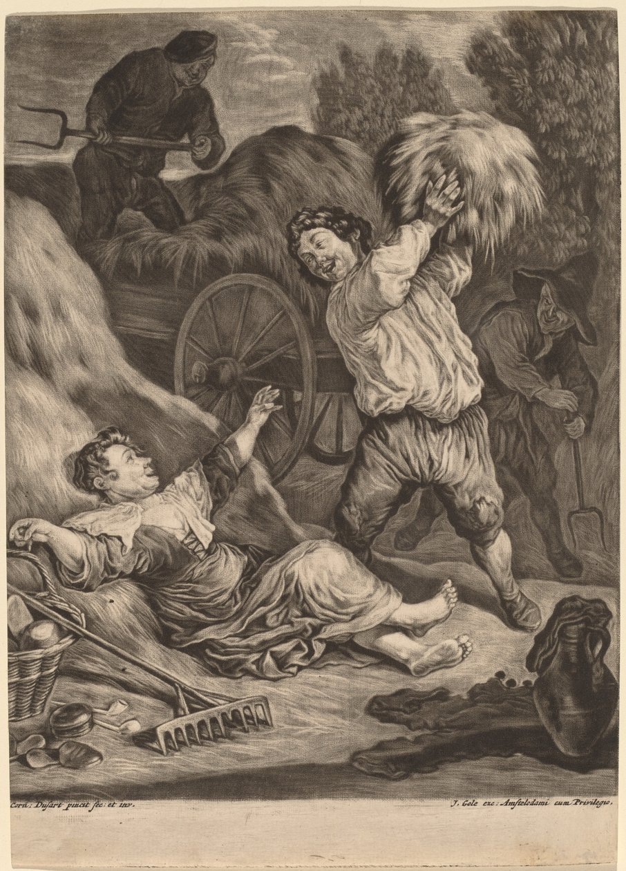 červenec od Cornelis Dusart