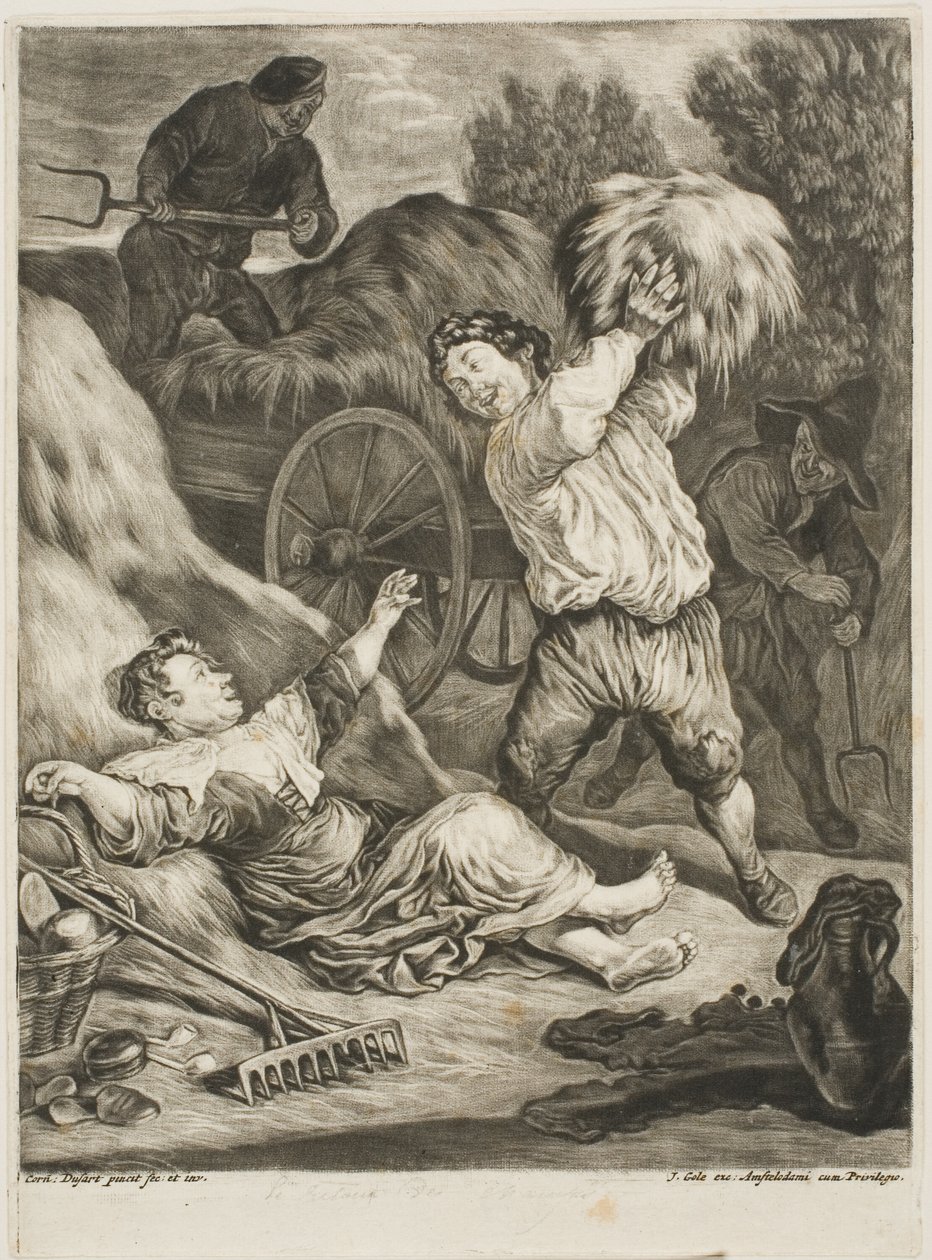 Červenec od Cornelis Dusart