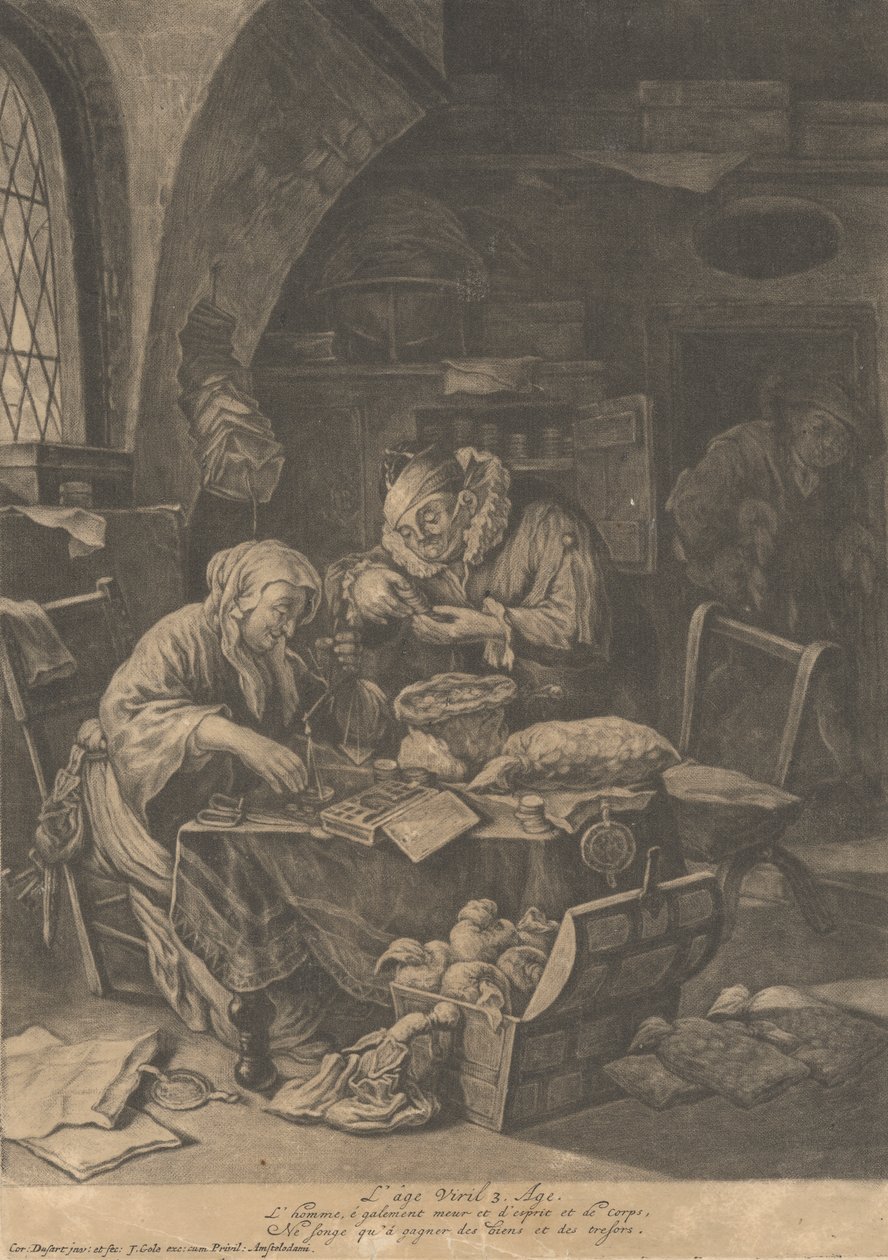 Mužský věk od Cornelis Dusart