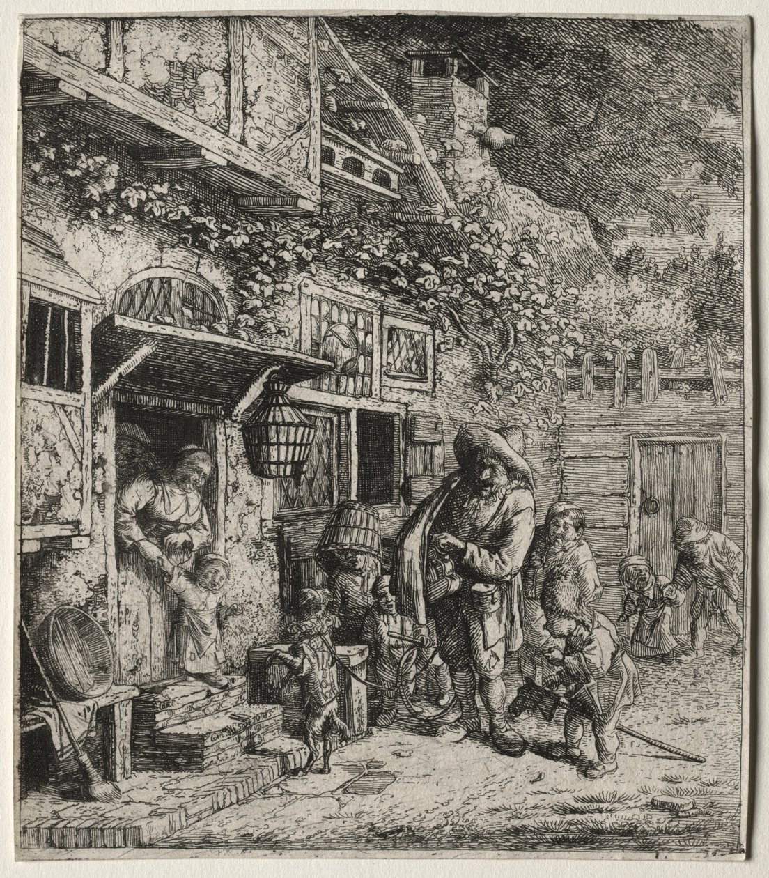 Tančící pes. od Cornelis Dusart