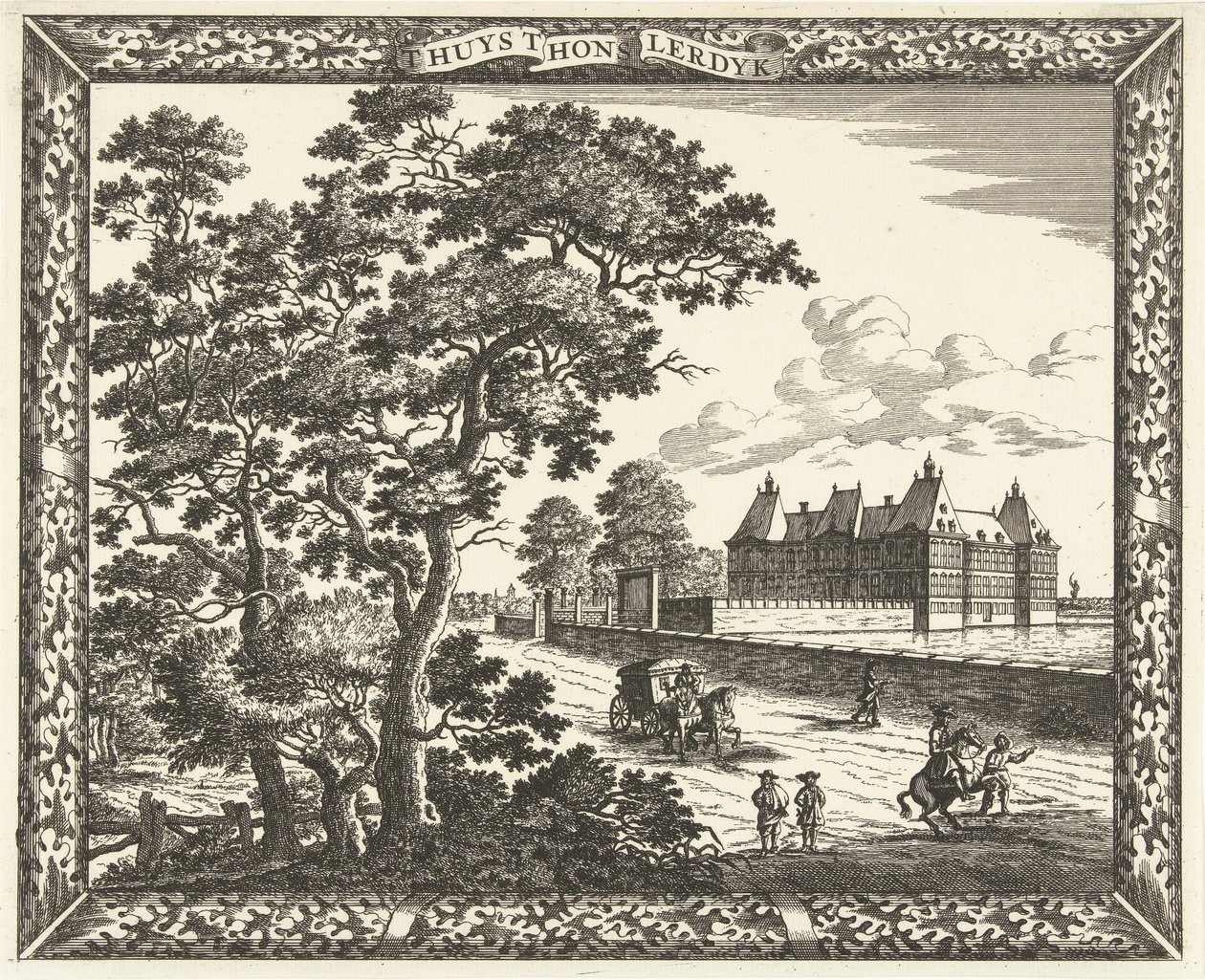 Pohled na palác Honselersdijk 