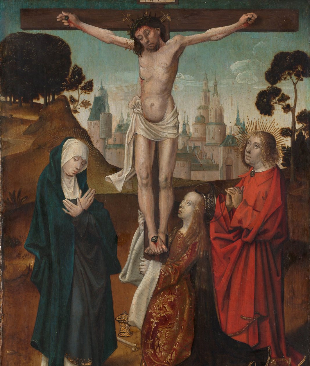 Ukřižování od Cornelis Engebrechtsz (circle of)