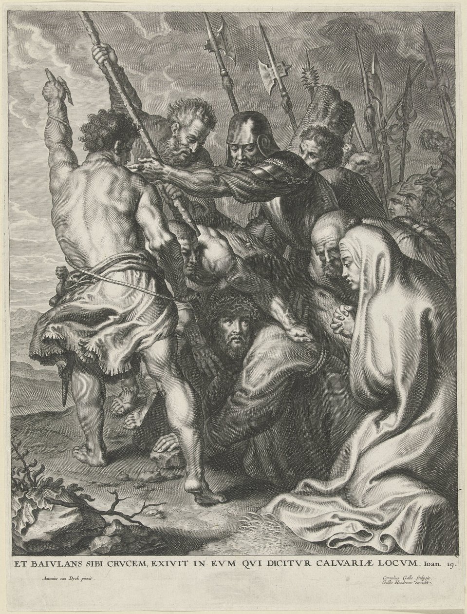 Nesení Kříže od Cornelis Galle (I)